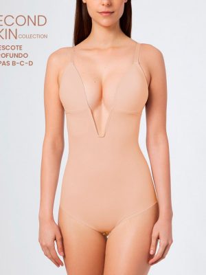 Body Escote Profundo y Espalda Baja Second Skin Ivette Bridal 36542