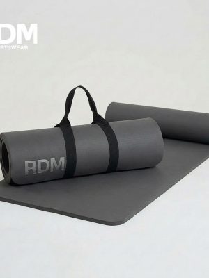 Esterilla deportiva negra 183 x 61 x1 con asas RDM MAT-003